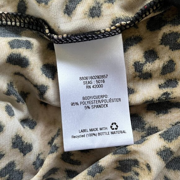 Jaclyn Smith Animal Print Button-Up Blouse - Picture 5 of 6